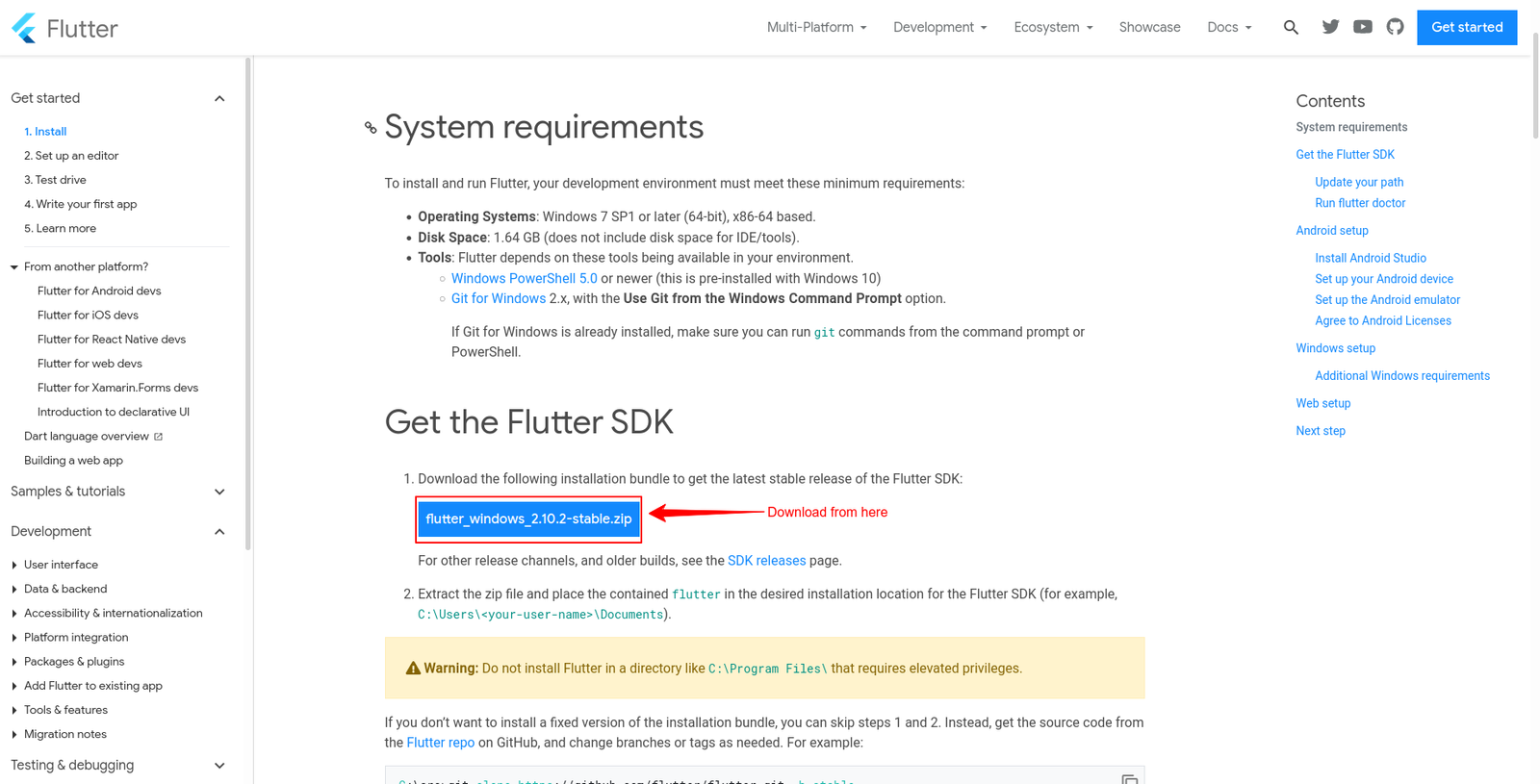 Flutter UI Component